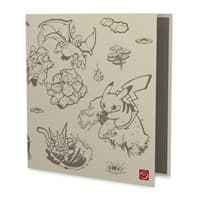 Pokemon Pikachu Scroll Painting 1" D-Ring Binder - Pokemon International Storage Albums - Storage Albums card