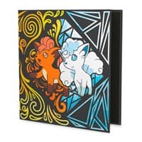 Pokemon Vulpix and Alolan Vulpix 1" D-Ring Binder - Pokemon International Storage Albums - Storage Albums card