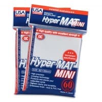 USA Limited KMC Card Barrier - Hyper Matte Mini - White (60-Pack) - KMC Card Sleeves - Card Sleeves card