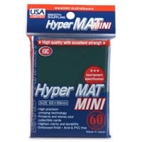 USA Limited KMC Card Barrier - Hyper Matte Mini - Green (60-Pack) - KMC Card Sleeves - Card Sleeves card