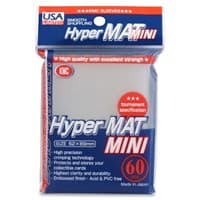 USA Limited KMC Card Barrier - Hyper Matte Mini - Clear (60-Pack) - KMC Card Sleeves - Card Sleeves card
