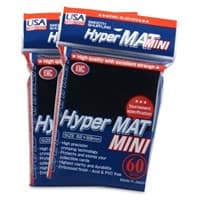 USA Limited KMC Card Barrier - Hyper Matte Mini - Black (60-Pack) - KMC Card Sleeves - Card Sleeves card
