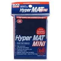 USA Limited KMC Card Barrier - Hyper Matte Mini - Blue (60-Pack) - KMC Card Sleeves - Card Sleeves card