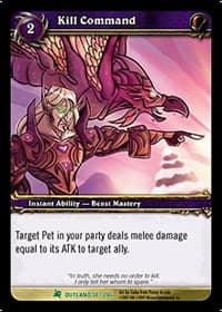 Kill Command - Fires of Outland - WoW card