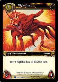 Nightfire - Fires of Outland - WoW card