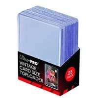 2.6" x 3.7" Clear Vintage Sized Toploader (25-Count) - Ultra Pro Toploaders - Collectible Storage card