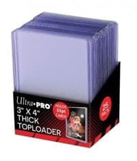 3" x 4" Clear Action Packed 55PT Toploader (25-Count) - Ultra Pro Toploaders - Collectible Storage card
