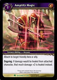 Amplify Magic - Fires of Outland - WoW card