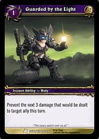 Guarded by the Light - Fires of Outland - WoW card