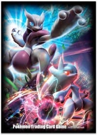 Pokemon TCG: Mega Mewtwo X and Mega Mewtwo Y Card Sleeves (65 Pack) - Pokemon International Card Sleeves - Card Sleeves card