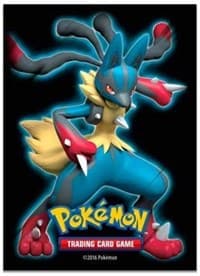 Pokemon TCG: Mega Lucario Card Sleeves (65 Pack) - Pokemon International Card Sleeves - Card Sleeves card