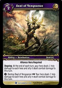 Seal of Vengeance - Fires of Outland - WoW card