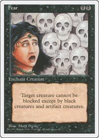 Fear - Fourth Edition - Magic: The Gathering card