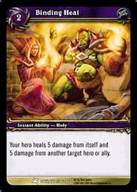 Binding Heal - Fires of Outland - WoW card