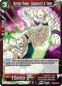Tainted Power, Spopovich & Yamu - World Martial Arts Tournament - Dragon Ball Super: Masters card