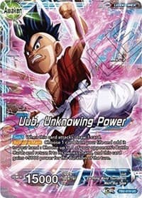 Uub // Uub, Unknowing Power - World Martial Arts Tournament - Dragon Ball Super: Masters card