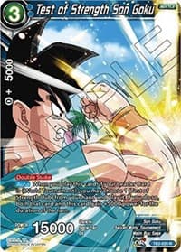 Test of Strength Son Goku - World Martial Arts Tournament - Dragon Ball Super: Masters card