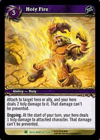 Holy Fire - Fires of Outland - WoW card