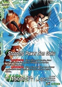 Son Goku // Stopping Power Son Goku - World Martial Arts Tournament - Dragon Ball Super: Masters card