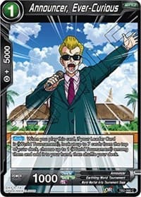 Announcer, Ever-Curious - World Martial Arts Tournament - Dragon Ball Super: Masters card