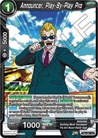 Announcer, Play-By-Play Pro - World Martial Arts Tournament - Dragon Ball Super: Masters card