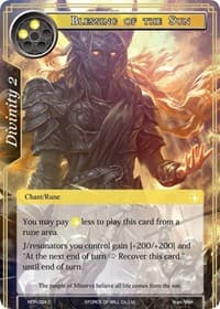 Blessing of the Sun - New Dawn Rises - Force of Will card
