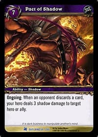Pact of Shadow - Fires of Outland - WoW card