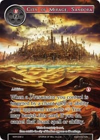 City of Mirage, Sandora (Full Art) - New Dawn Rises - Force of Will card
