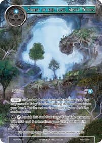 Forest of the Lost, Misty Woods (Full Art) - New Dawn Rises - Force of Will card