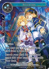 Invitation (Full Art) - New Dawn Rises - Force of Will card