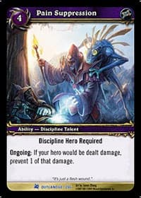 Pain Suppression - Fires of Outland - WoW card