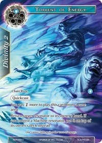 Torrent of Energy (Full Art) - New Dawn Rises - Force of Will card