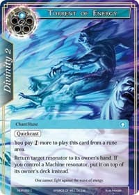 Torrent of Energy - New Dawn Rises - Force of Will card