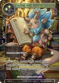 Atlantis, the Wielder of Knowledge (Full Art) - New Dawn Rises - Force of Will card