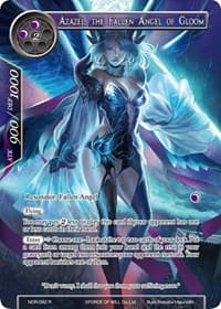Azazel, the Fallen Angel of Gloom (Full Art) - New Dawn Rises - Force of Will card