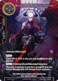 Belial, the Evil from the Scriptures (Full Art) - New Dawn Rises - Force of Will card