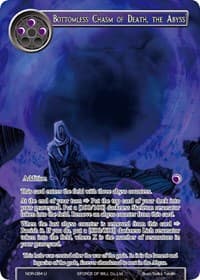 Bottomless Chasm of Death, the Abyss (Full Art) - New Dawn Rises - Force of Will card