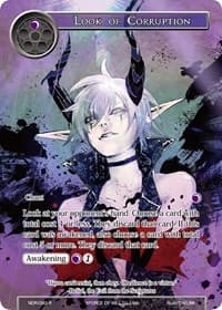 Look of Corruption (Full Art) - New Dawn Rises - Force of Will card