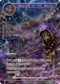 Miasma of the Abyss (Full Art) - New Dawn Rises - Force of Will card