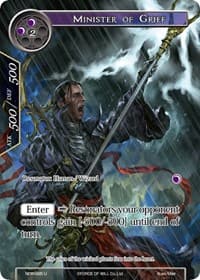 Minister of Grief (Full Art) - New Dawn Rises - Force of Will card