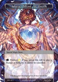 Magic Stone of Faith - New Dawn Rises - Force of Will card
