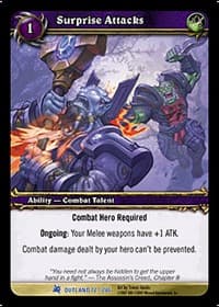 Surprise Attacks - Fires of Outland - WoW card