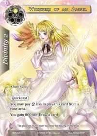 Whispers of an Angel (Full Art) - New Dawn Rises - Force of Will card