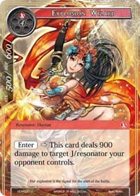 Explosion Wizard - New Dawn Rises - Force of Will card