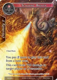 Scalding Breath (Full Art) - New Dawn Rises - Force of Will card