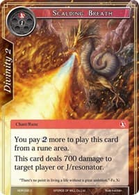 Scalding Breath - New Dawn Rises - Force of Will card
