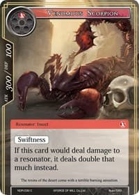 Venomous Scorpion - New Dawn Rises - Force of Will card