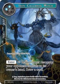 Iron Cauldron Witch (Full Art) - New Dawn Rises - Force of Will card