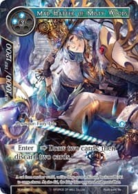 Mad Hatter of Misty Woods (Full Art) - New Dawn Rises - Force of Will card