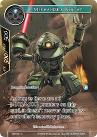 Mechanized Knight (Full Art) - New Dawn Rises - Force of Will card